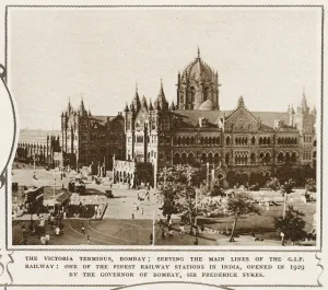 Bombay Prints: The Victoria Terminus, Bombay
