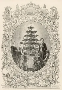 Customs Prints: Victorias Xmas Tree / Iln