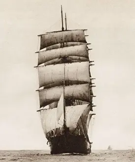 Ship Prints: View of the bows of the C.B. Pedersen