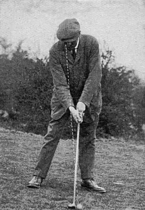 Golfer Prints: Another view of Braids stance
