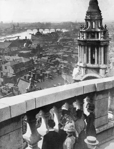 Pauls Prints: View from the dome of St. Pauls Cathedral, 1911