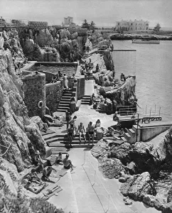 Pool Prints: A view of Eden Roc on the French Riviera