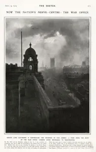 2018 Prints: View from the roof of the War Office