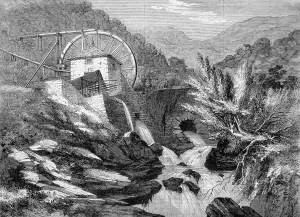 1862 Prints: Vigra Gold Mine, Wales, 1862