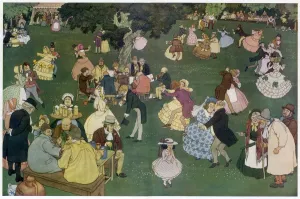 Villagers Prints: Village Revels by William Heath Robinson