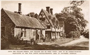 West Prints: The former Village School and Village Inn of West Tofts