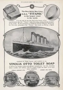 Titanic Prints: Vinolia Soap promotion featuring RMS Titanic