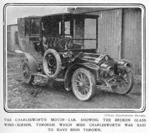 Wales Prints: Violet Gordon Charlesworth: the motor car