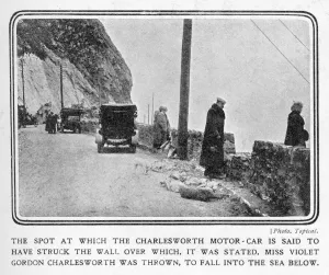 Wales Prints: Violet Gordon Charlesworth: site of the crash