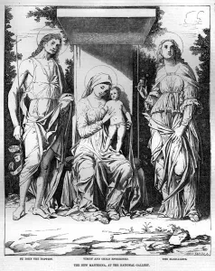 Displayed Prints: Virgin and Child Enthroned