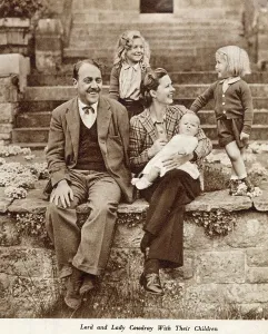 John Prints: Viscount and Viscountess Cowdray with their children