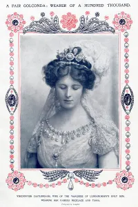 Plumes Prints: Viscountess Castlereagh in her famous necklace & tiara