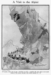 Alpini Prints: A Visit to the Alpini, by Bairnsfather