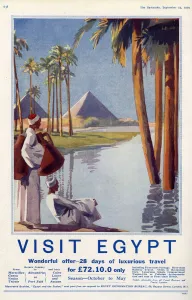 Ancient Prints: Visit Egypt advertisement