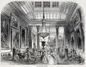 1849 Prints: A visit to the Grosvenor Gallery at Grosvenor House(not to be confused with the Gallery