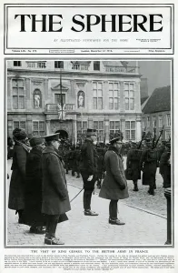 Garter Prints: Visit of King George V to British troops 1914