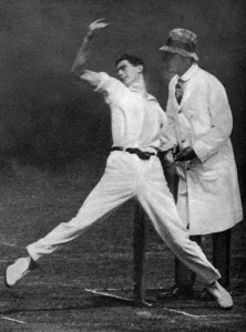 Australian Prints: Bill Voce, Nottinghamshire and England Cricketer