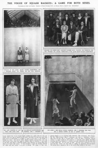 Joyce Prints: The vogue of squash rackets: a game for both sexes
