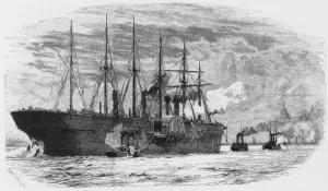Steam Ship Prints: The last voyage of the Great Eastern, 1888