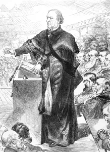 University Prints: W. E. Gladstone addressing the University of Glasgow, 1879