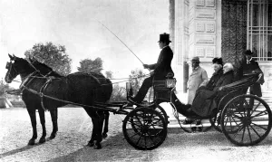 Drive Prints: W. E. Gladstone and Wife in Cannes, 1898