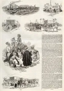 Route Prints: Waghorns Overland Route from India Date: 1842