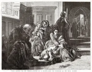19th Prints: Waiting for the Verdict by Abraham Solomon