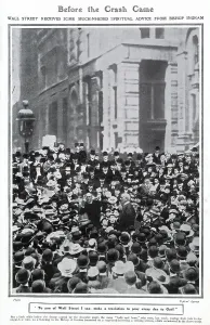 Street Prints: Wall Street Given Advice from Bishop Ingram 1907