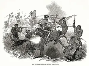 Captain Prints: The War in Kaffirland- The Death of Captain Robert Bambrick (1798 - 1846) of the 7th Dragoon Guards at Burn's Hill
