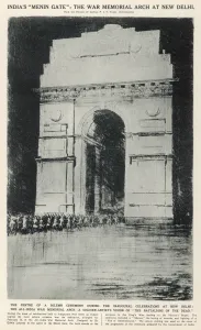 Indian Prints: War Memorial Arch at New Delhi