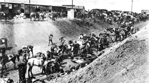 Railways Prints: The war in South Africa, where railways and armoured trains were much used