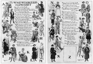 Nurse Prints: War Workers Alphabet