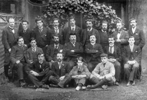 Student Prints: Warden and students of Ruskin Hall, Oxford