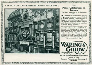Shops Prints: Waring & Gillows premises during peace week 1919
