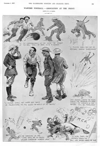 Feb16 Prints: Wartime Football - Association at the Front, WWI
