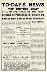 Media Prints: Wartime news satire, WW1