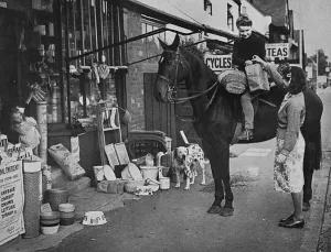 Local Prints: Wartime shopping on horseback, 1939