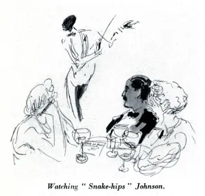 Paris Prints: Watching Snake-hips Johnson at the Cafe de Paris