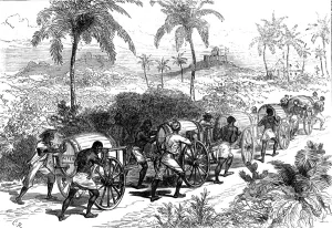 Central Prints: Water supply to Cape Coast Castle, 1874