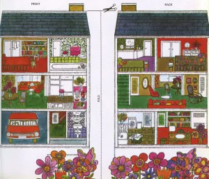 1965 Prints: Wates house interior imagined by Anne Morrow