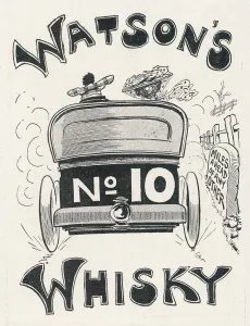 Automobile Prints: WATSONs WHISKY 1905