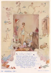 Macdonald Prints: Nothing to Wear by A. K. Macdonald