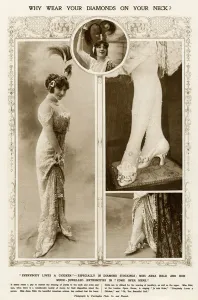 Feathered Prints: Why wear your diamond on your neck? 1913