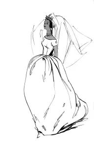 Jones Prints: Wedding dress of Jill Benton Jones by Norman Hartnell