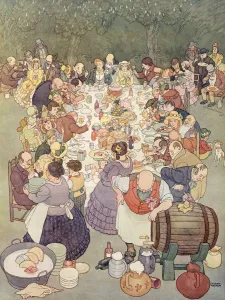 Popular Prints: Wedding Feast by William Heath Robinson