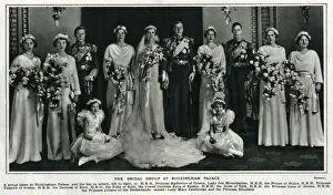 Bride Prints: Wedding - George, Duke of Kent and Princess Marina of Greece