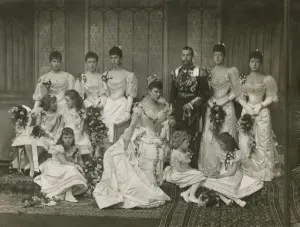 Brides Maids Prints: Wedding of George V