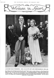 Ribbon Prints: Wedding of Mr I. M. B. Stuart and Mis Barbara Millar