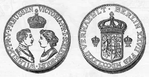 Medal Prints: Wedding of Prince Wilhelm of Prussia
