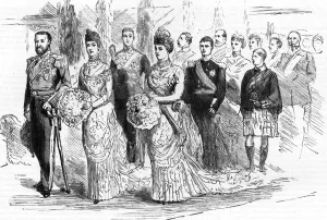 Bouquet Prints: Wedding of Princess Beatrice and Prince Henry of Battenberg